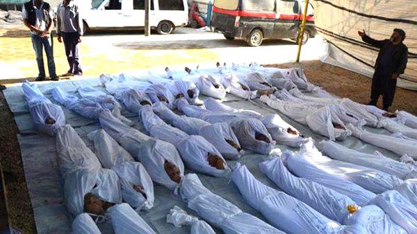 يقول معارضو الرئيس السوري بشار الأسد إن قواته استخدمت صواريخ محملة بغاز سام