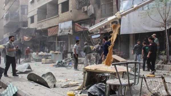 انفجار في مدينة منبج شمال سوريا/ أرشيفية