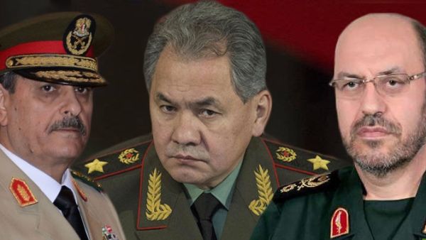 وزراء دفاع روسيا وايران وسوريا