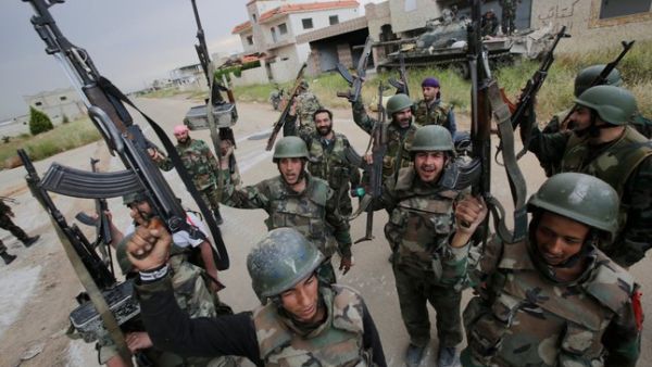 جنود من الجيش السوري