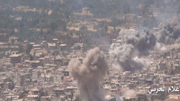 من المعارك في مدينة الزبداني -غرب دمشق-