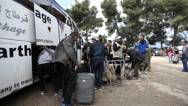 About 100 buses holding 6,749 people left the Eastern Ghouta area.(AFP/ File Photo)