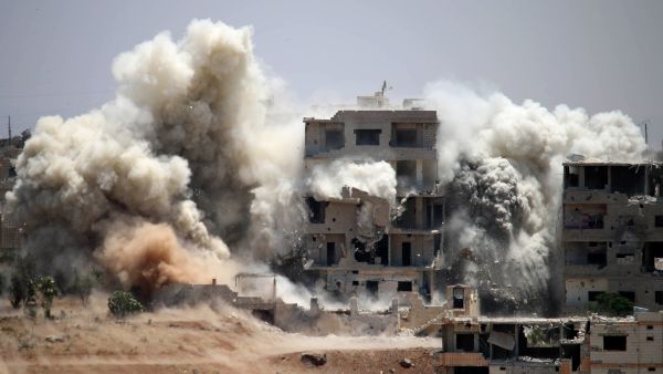 Another 250 civilians, including 53 children, were killed in Raqqa province, where US-backed forces are trying to oust IS from their self-declared "capital". (AFP) 
