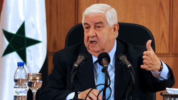 Syrian Foreign Minister Walid Muallem has attended the opening ceremony of regime-affiliated Embassy in Oman. (AFP/ File Photo)