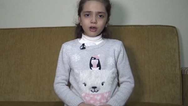 Seven-year-old Bana al-Abed addressed US President Donald Trump in a new video. (Screenshot)