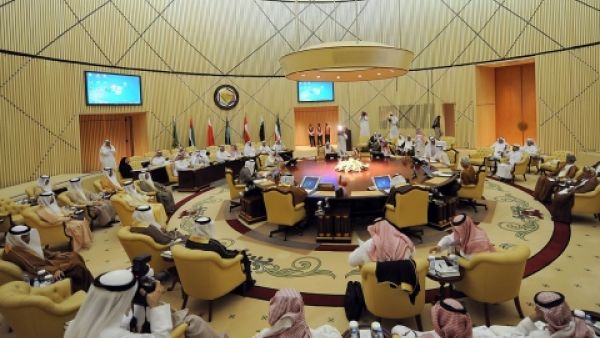 During a meeting held previously between members of the Gulf Corporation Council in Riyadh. (AFP/Fayez Nureldine)