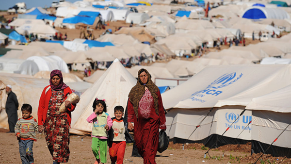 Men delivering humanitarian assistance for the UN and other international charities are trading aid for sexual favors from women in Syria. (AFP/ File Photo)