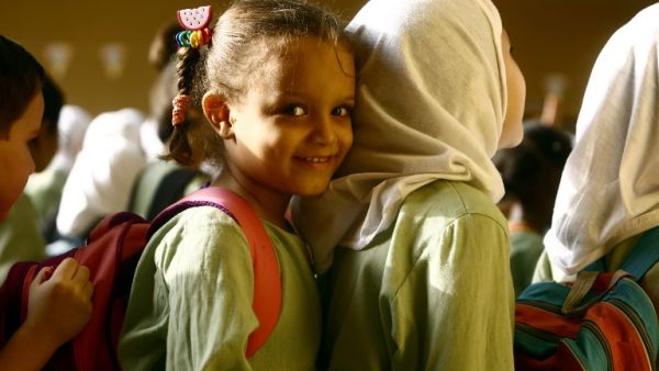 “The most vulnerable among Syria’s children are the 2.8 million in hard-to-reach areas, including 280,000 children living under siege, almost completely cut off from humanitarian aid,” the statement underlined.(AFP)