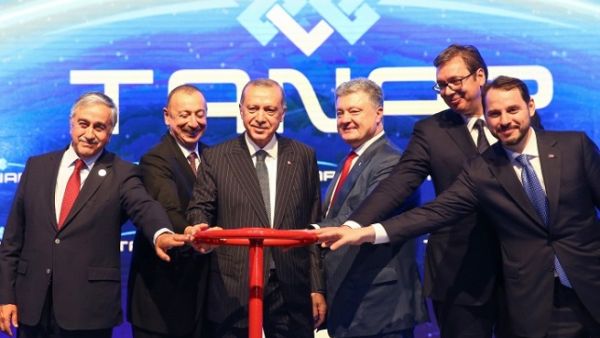 Output from Shah Deniz II is expected to reach an annual 16 billion cubic metres (bcm) of natural gas by 2020, with 10 bcm earmarked for Europe and 6 bcm for Turkey. (AFP)