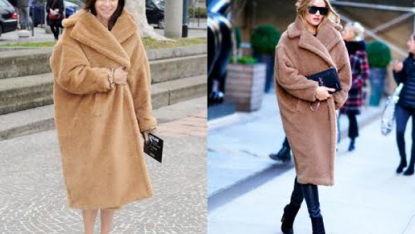 يتميّز المعطف بحجمه الواسع والمريح بالإضافة إلى النسيج الفخم المنفّذ به 