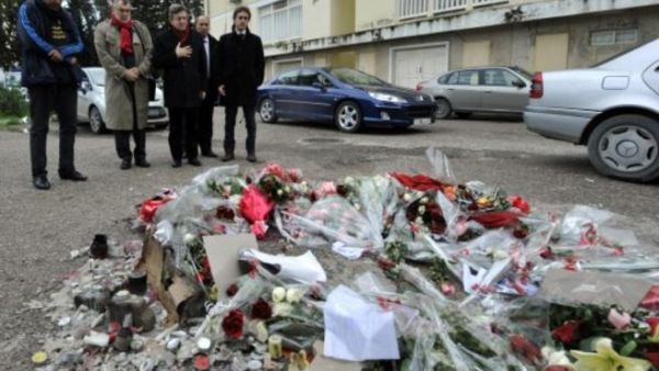 ورود في مكان اغتيال بلعيد/أ.ف.ب