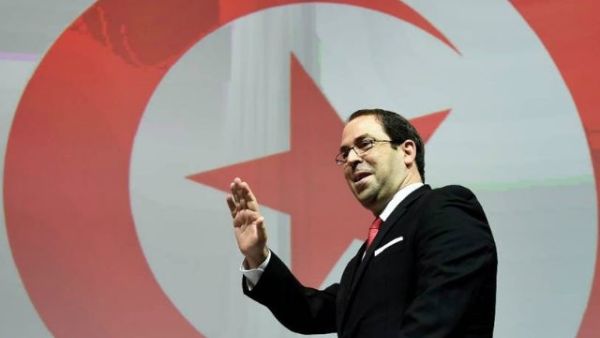 Tunisia’s Prime Minister Youssef Chahed. (AFP)