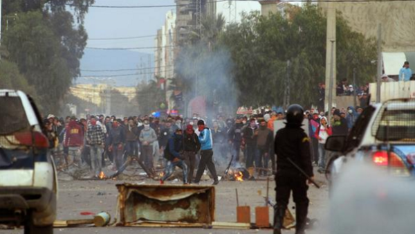 A week of violent protests in the North African country are testing its reputation as a successful post-Arab-Spring state. (AFP/File)