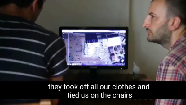 An alleged victim of torture has spoken out about his supposed abuse at the hands of the Turkish authorities in an unverified video shared widely online (Twitter)
