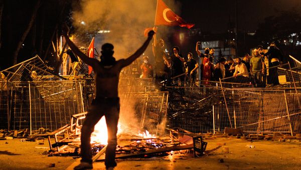 Protesters during the Gezi demonstrations in 2013 in Turkey (AFP/Gurcan Ozturk) 
