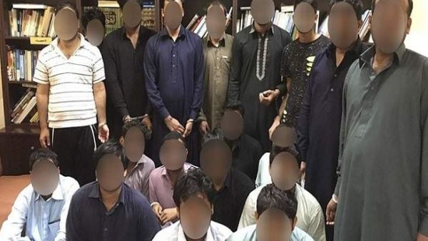 The police received reports on the gang calling victims about a Dh200,000 prize they had "supposedly won from a telecommunications company". (Ajman Police/Twitter)