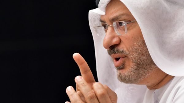 "You cannot be both our friend and a friend of al-Qaeda," UAE Foreign Minister Gargash threatened Monday (AFP)