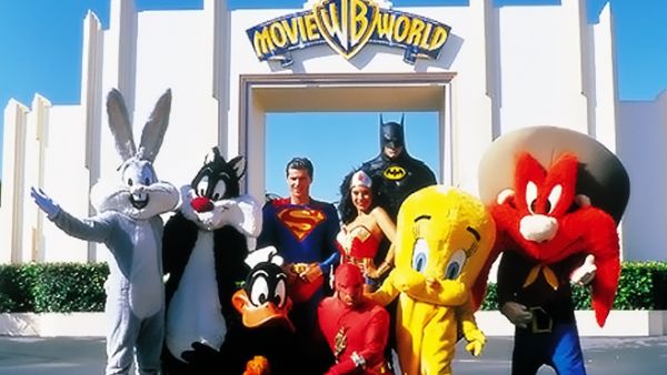 Iconic Warner Bros characters at Warner Bros Movie World in Australia. (Pinterest)