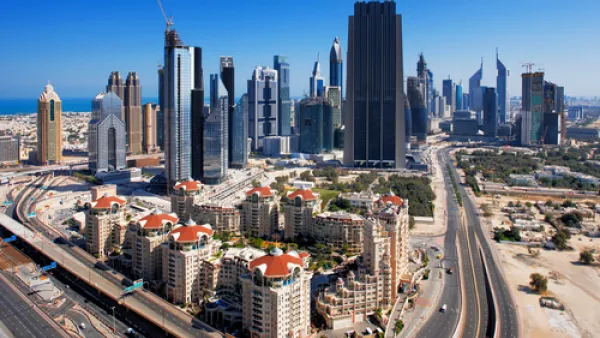 The Dubai The team determined that the new Libyan city would need to include financial markets, markets, shopping malls and universities among other features. (Shutterstock)