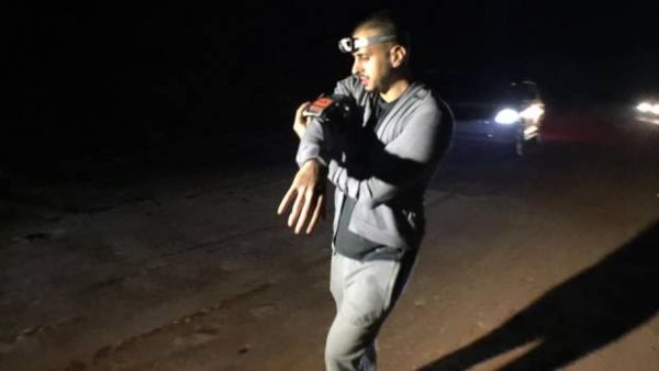Jalal bin Thaneya setting off on his seven-day journey across the UAE. (Twitter)