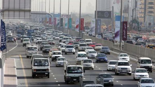 Abu Dhabi-Dubai highway (AFP/Karim Sahib)