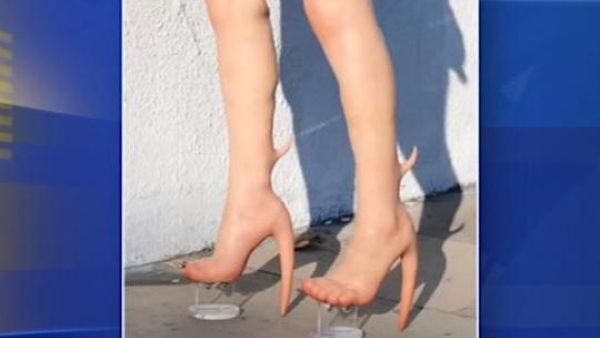 Skin Heel' Shoes to be sold at $10,000. (Twitter)