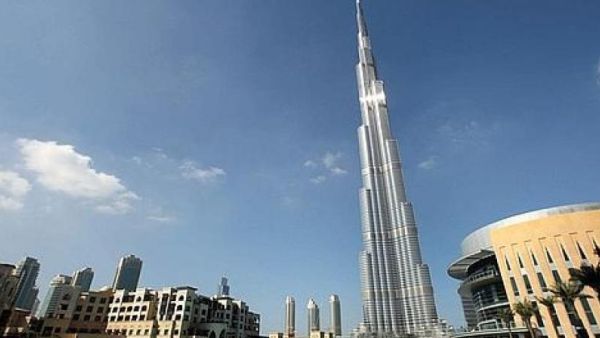 Burj Khalifa stands at 823 metres, was named in honour of the ruler of Abu Dhabi and president of the United Arab Emirates Khalifa bin Zayed Al Nahyan. [AFP]