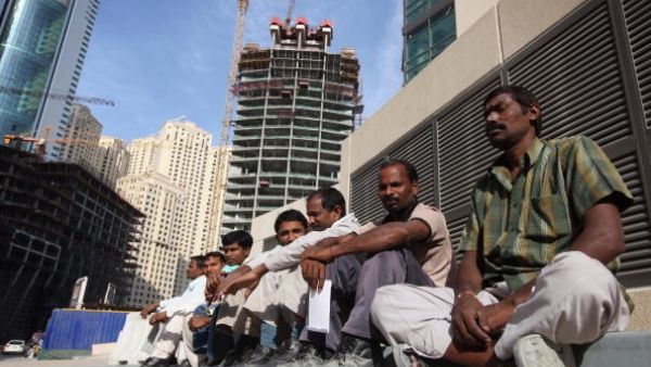 The workers from Bangladesh, India, Pakistan and Nepal have been left without accommodation and money. (AFP/ File)