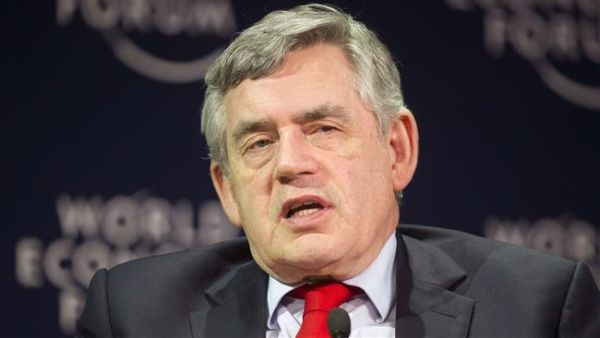 Former British Prime Minister Gordon Brown (AFP/ File photo)
