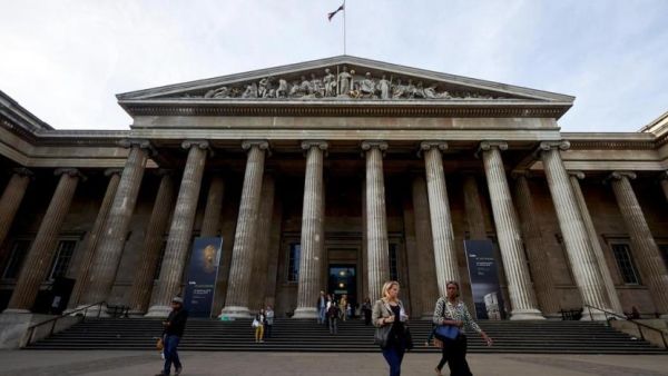 Gallery 51 in the British Museum has been renamed the “Sheikh Zayed bin Sultan Al Nahyan Gallery for Europe and the Middle East”. (Niklas Halle'n /AFP)