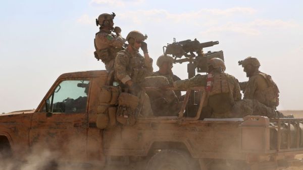US special forces near Raqqa, Syria (AFP/Delil Souleiman)
