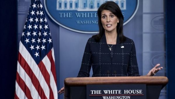 US Ambassador to the UN Nikki Haley noted that the UN is obstructing Peace amid Israelis and Palestinians. (AFP/ File Photo)