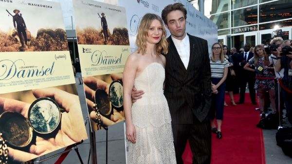  Wasikowska and Robert Pattinson attend the premiere of Magnolia Pictures' "Damsel" at ArcLight Hollywood on June 13, 2018 in Hollywood, California. (AFP/ File)