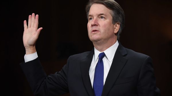 Supreme Court nominee Judge Brett Kavanaugh arrives to testify before the Senate Judiciary Committee on Capitol Hill in Washington. (AFP/File)