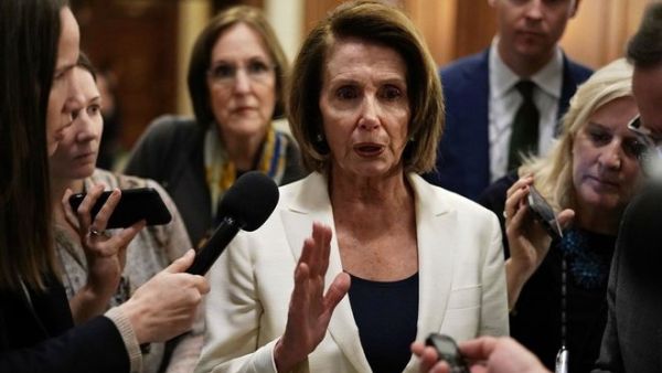 US House Minority leader Nancy Pelosi revealed that it is set to lead a Democratic delegation for a visit to Israel and Jordan. (AFP/ File Photo)