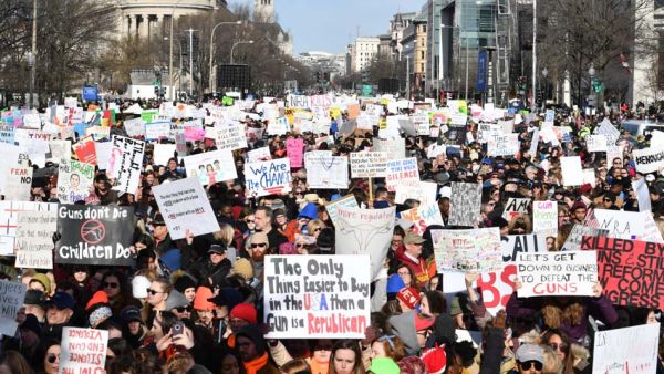 Thousands have urged gun control across US and Canada regions during the 'March For Our Lives'. (AFP/ File Photo)