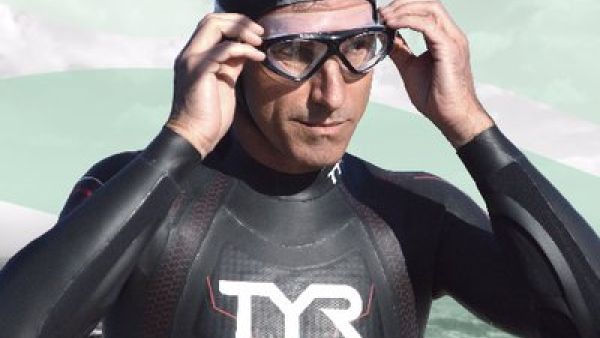 Ben Lecomte, Long-distance swimmer has set off on a 5,500-mile journey across the Pacific Ocean. (Twitter)