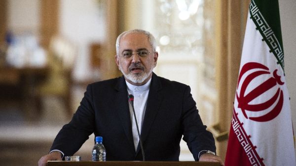 Iranian Foreign Minister Mohammad Javad Zarif speaks during a press conference in Tehran on July 28, 2015 (AFP/Behrouz Mehri)
