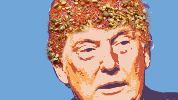 "Trump the kunafah" - a new nickname has been coined for the U.S. president (Albawaba/Rami Khoury)