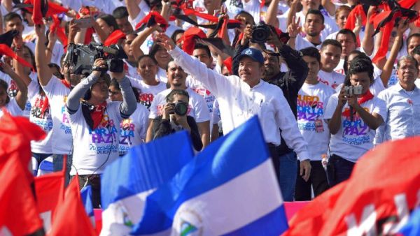 Washington blames Nicaragua's President Daniel Ortega for the deadly unrest that has left more than 300 dead (AFP/MARVIN RECINOS)