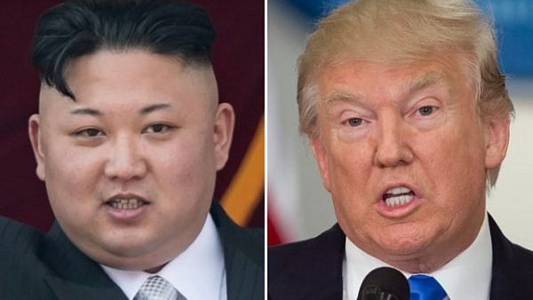 North Korean leader Kim Jong-un (left) and US President Donald Trump (right). (AFP/Saul Loeb and Ed Jones)
