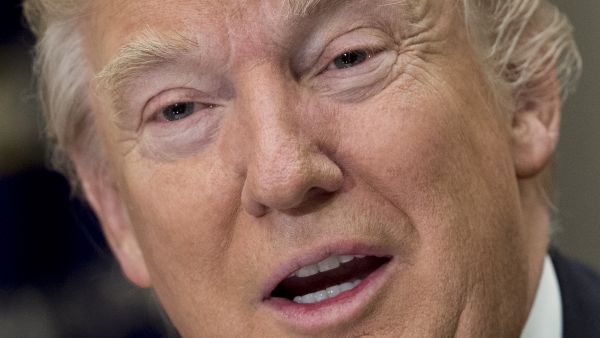 Trump will address a gathering of Muslim leaders on his "hopes for a peaceful vision of Islam." (AFP) 
