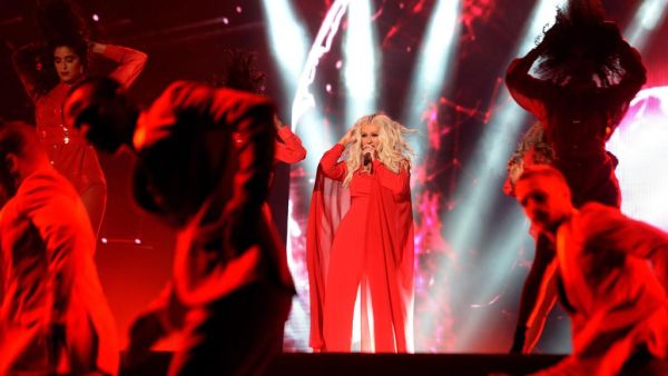 Christina Aguilera performs at Mawazine 2016 in Rabat. (Fadel Senna / AFP)
