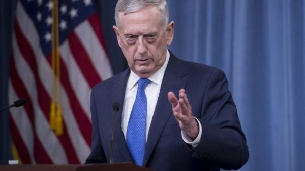 US Secretary of Defense Jim Mattis. (AFP/ File Photo)