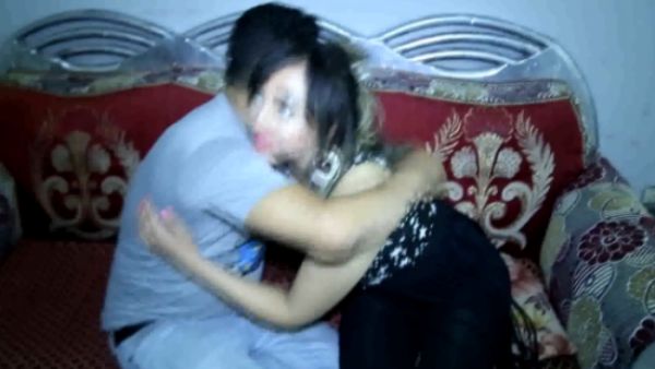 This viral video shows a group of strange dysfunctional couples slow dancing/harassing to an Indian song (Source: هيثم عبدالله - Facebook)
