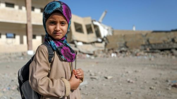 Hundreds of thousands of young Yemenis have been forced out of school since fighting escalated with a Saudi-led intervention against Shiite Huthi rebels two years ago. (AFP/ File Photo)