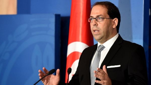 Tunisia's Prime Minister Youssef Chahed. (AFP/File)