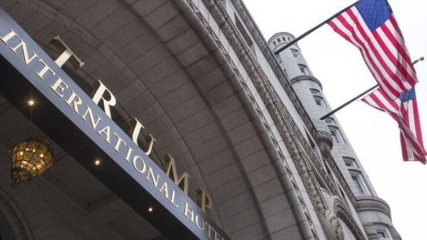 President Donald Trump's New York hotel (Twitter)