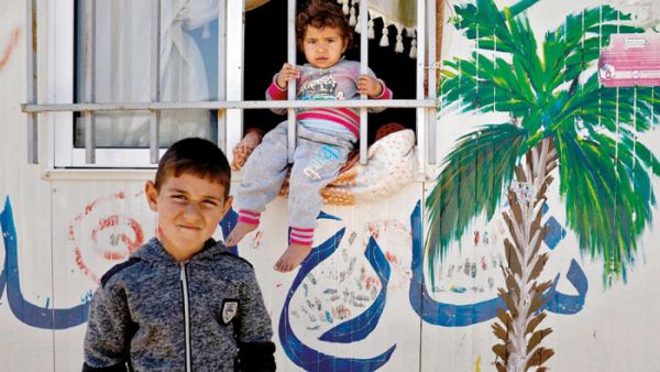 Syrian refugees at the Zaatari camp in Jordan (AFP/File Photo)	
