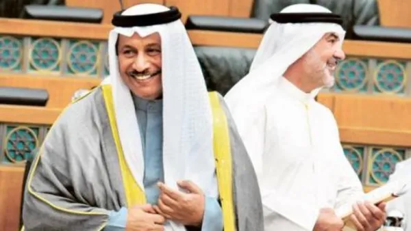 الشيخ جابر خلال جلسة برلمانية/ارشيف